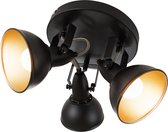 Briloner Leuchten SOFT Plafonnier - 3-lumières - Rotatif - E14 - Métal - Noir-doré